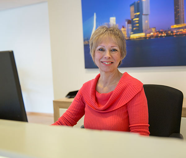 Marja Vat, receptioniste en administratief medewerker
